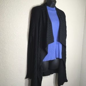 Nygard Black Layered Cardigan
